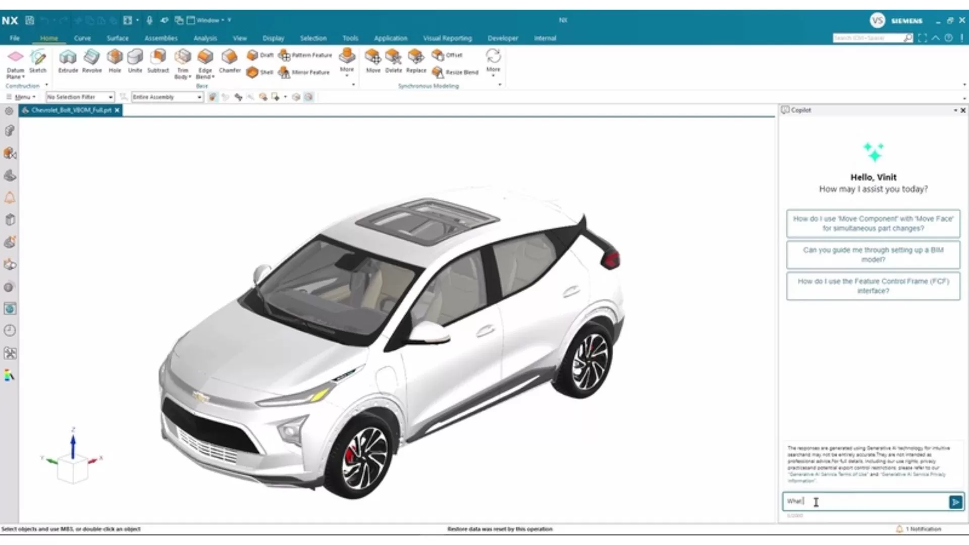 Siemens e Microsoft disponibilizam o NX X aprimorado com IA no Azure para engenharia avançada de produtos